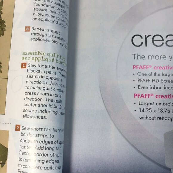 American Patchwork & Quilting Magazine Better Homes & Gardens October 2008 Issue - Picture 7 of 9